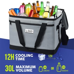 wholesale 40 can customize waterproof portable large tote travel picnic lunch insulated cooler bag