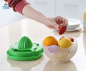 Wholesale 60 seconds Salad cutter Bowl with Fruit Juicer Custom logo accept fruit vegetable tools