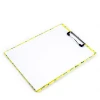 Wholesale A4 Colorful Cheap Flower Pattern Metal Clipboard Clips With Cover