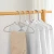 Import Wholesale Adult&#x27;s  plastic clothes hangers Multi-function household items wet and dry drying racks durable pants hanger from China