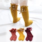 Wholesale Baby High Stockings cotton socks for colorful girls socks and Children socks