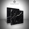 wholesale black marble with white veins good price nero marquina Chinese marble tile