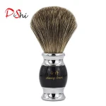 wholesale cheap pure badger hair with metal and black resin shaving brush