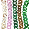 Wholesale custom accessories, acrylic ring bag chain, detachable diamond twist chain,plastic acrylic link chain 25*27mm