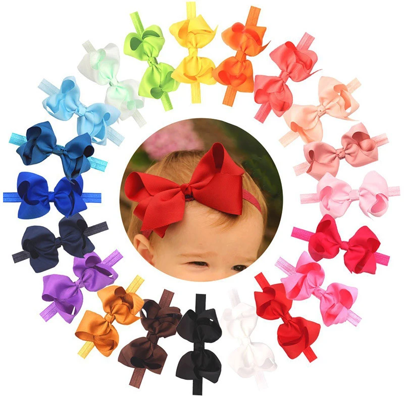 Wholesale Custom Boutique Ribbon Hairbow Headbands for girls