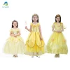 Wholesale Dress Up Party Fancy Ball Gown Cosplay Princess Belle Costume For 7 Years Old