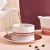 Import Wholesale exquisite Bone China Golden Handle Teacup Ceramic Tea Cups Saucers Sets from China
