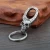 Wholesale Fancy Custom Logo Metal Animal Head Stainless Steel Car Metal Keyring Key Ring