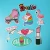 Import Wholesale girl cute lovely 60pcs pack laptop sticker,luggage decal sticker from China