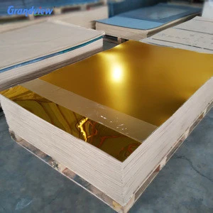Gold Color Mirror Acrylic Sheet - Buy China Wholesale Acrylic
