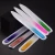 Wholesale Hot Selling Candy Color Custom Printed Double Side Crystal Nail File Private Label Top Quality Glass Nail File