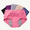 Wholesale Leak Proof Menstrual Panties Physiological Pants Women Underwear Period Cotton Waterproof Plus size Briefs