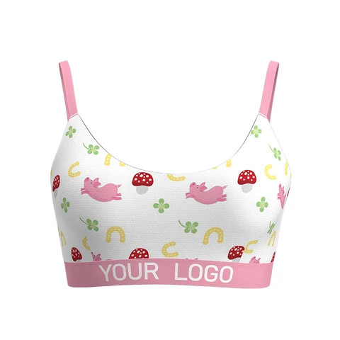 Buy Wholesale Medium Strength Sports Bra Nude Contrast Back Pocket Yoga