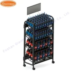 Wholesale Metal Soft Drink Coca Cola Display Water Energy Bottle Beverage Shelf