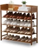 Wholesale modern design antique wooden shoe rack custom wooden shoe rack design easy to use sample wooden shoe rack