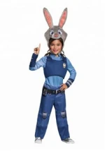 Wholesale New Design Zootopia Movie Judy Cartoon Anime Costume for girls
