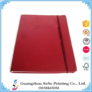 Wholesale printed hardcover address book with magnetic closure