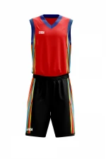 Wholesale Reversible Sublimated Custom Basketball Uniform
