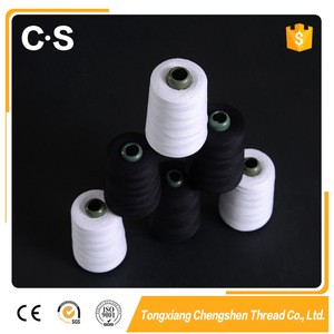 wholesale sewing supplies 100% polyester leather thread clothing sewing