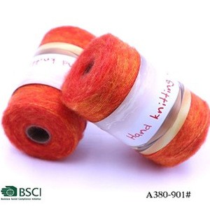 Wholesale soft comfortable hand woven yarn Mohair Silk Yarn