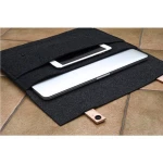 Wholesale travel felt document bag zipper file folder bag
