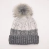 Wholesale Warm Winter Hats High Quality Acrylic Fiber Material Knitted Wool Ball Knitted Hat 3 Color