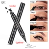 Wholesale Waterproof Black Eye Liner Liquid Pencil Water Proof Wing Stamp Eyeliner