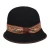 Import wholesale winter hats ribbon vintage fascinator hats felt bowler hat for women from China