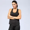 Wholesale Women&#39;s Yoga Sport Fitness Jogging Gym Tank Top Workout Quick Dry Vest T Shirt