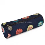 Wholesales cotton canvas zipper lock school pencil pouch bag
