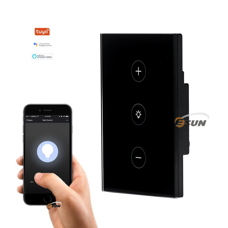 Wifi home wall switch adopt smart switch touch panel