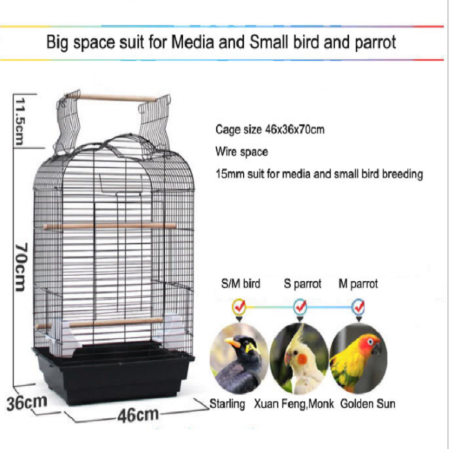 Buy Wire Mesh Metal Bird Pigeon Parrot Cage With Trays Bird Cages Big ...