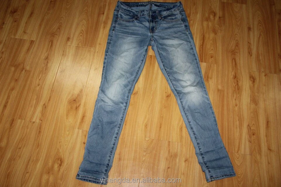 women denim pants jean pants fashion design bales used clothes second hand clothing sale