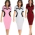 Import Women office dresses short sleeve ladies office wear dress office work  for women dresses from China