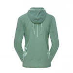 Womens Hooded Skin Jacket UV Protective Comfortable Jacket Pocket Long Sleeves Spring Womens Jackets