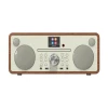 wood case 2.1ch home music system all in one    Manufacture hot sale luxury style real wood case wireless speaker with fm radio