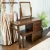 Import wooden bed with dressing table walnut dresser from China