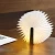 Import Wooden Folding Magicfly USB Rechargeable Book Shaped Light Warm White Led Desk Table Lamp For Decor from China