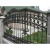Import Wrought iron wholesale easily assembled wrought iron fence designs NT-WIB015 from China