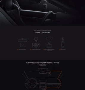 Xiaomi Mijia Car Recorder Smart DVR Car Video Recorder Mijia Dash Camera F1.8 1080P HD screen car driving