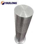 Yaolong design outdoor decorative led garden lawn light bollard street light round installation