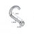 Import Yeach 18G ASTM F136 G23 titanium clear crystal gem screw nose rings nose hoop ring stainless steel body piercing jewelry from China