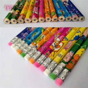 Zambiahot selling school stationery promotion children fashion standard wooden lead pencil set