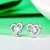 Import Zhefan Latest design Christmas jewelry earrings heart custom heart earrings for cute girl from China