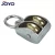 Import Zinc alloy nickle plated die casting double sheave Eye Swivel Pulley from China