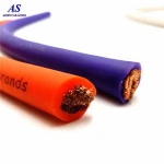 0 gauge pure copper flexible car audio wire power cable auto 0 awg ground cable