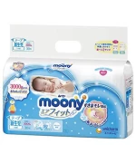 Japanese diapers MOONY tape type (0-3 kg), 30 pcs.