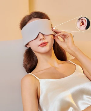 eye mask with ear cover for better sleeping