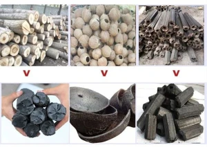 Carbonization charcoal Making machine