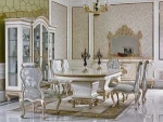 0067 European neo-classical design; luxury wooden diningroom furniture set